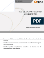 Clase 2 VIAS DE ADMINISRACION DE MEDICAMENTOS 202020