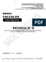 Basic Calculus Module 5