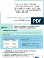 Methodology To Support Maintenance Management For The Identification