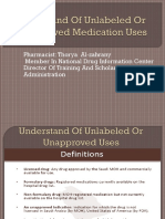 Understand of Unlabeled or Unapproved Medication Uses PDF