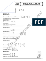 Série d'Exercices - Math - Matrices Et Systèmes - Bac Info