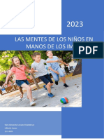 Peligro Las Mentes de Niños en Manos de Los Adultos