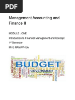 Chapter 1 - Introduction To Financial Management