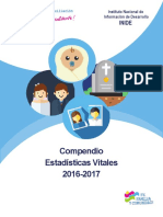 Estadísticas Vitales Guatemala 2016-2017