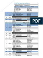 Programacion de Pulpito Del 1405al02062023