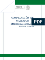 Compilación de Tratados Internacionales - Educación y Cultura México
