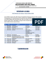 SUSUNAN ACARA HBH IKRAR at CIBUBUR 28 MEI 2023 PDF