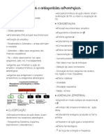 Agonistas e Antagonistas Adrenérgicos PDF