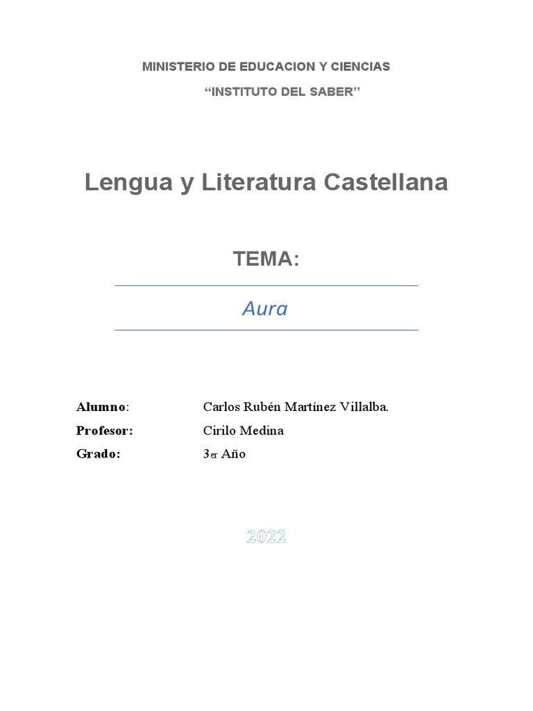 Aura | PDF | Clásicos