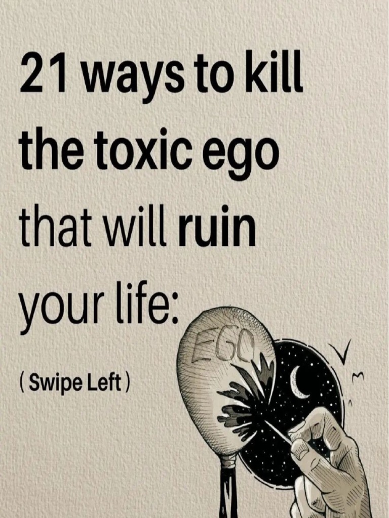 21 Ways To Kill The Toxic Ego That Will Ruin Your Life 1681174600 PDF PDF