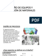 Diseño de procesos y selección de materiales