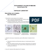 Parasitology Lab 1 PDF