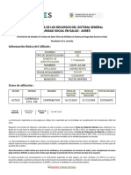 Https Aplicaciones - Adres.gov - Co Bdua Internet Pages RespuestaConsulta - Aspx Tokenid ZAs5e+V46AKcp69iBPMdXQ PDF