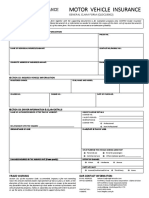 New Motor Claim Form