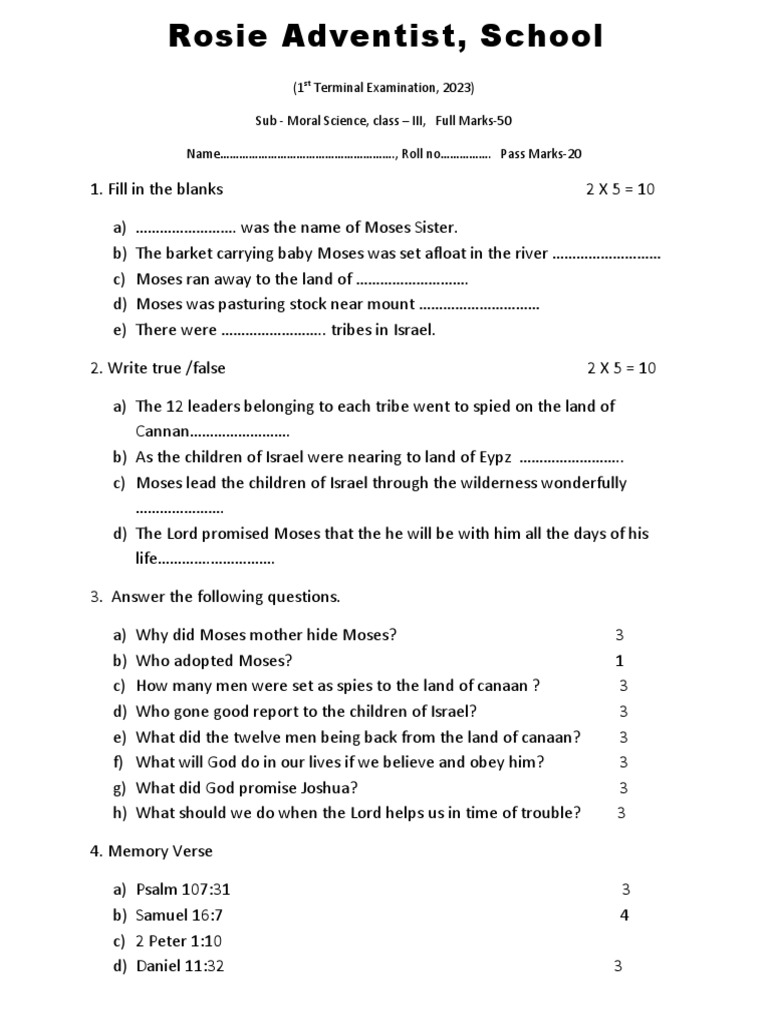 1st Terminal Examination 2 . PDF