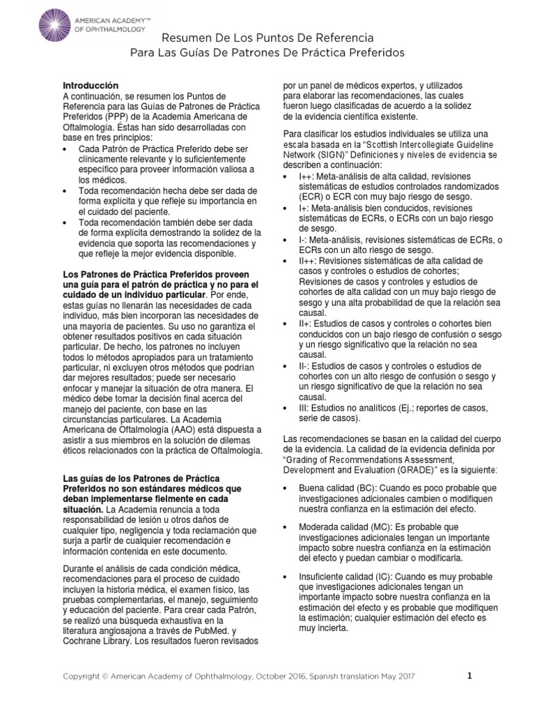 Spanish Retina Summary Benchmarks 2016 PDF Diabetes