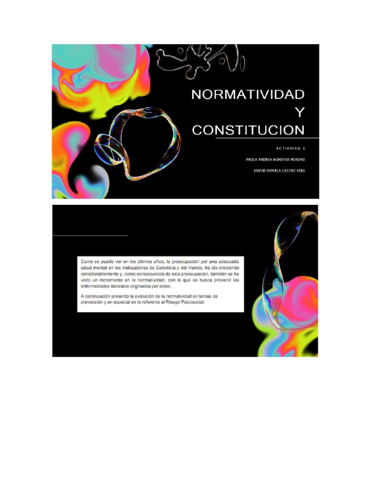 Actividad 6 Normatividad Y Constitución Pdf