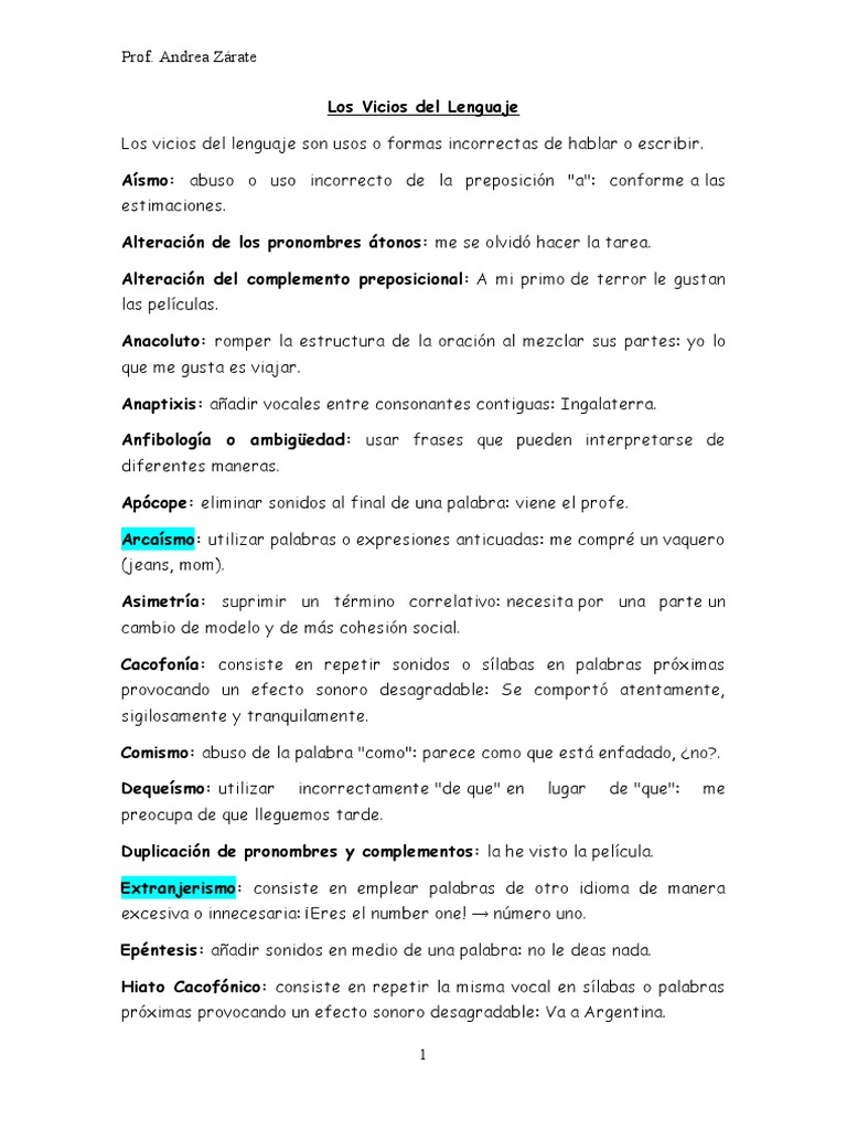 Errores Comunes en el Lenguaje | PDF | Comunicación humana | Lexicología