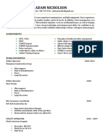 Adam Nicholson Resume 2023 PDF