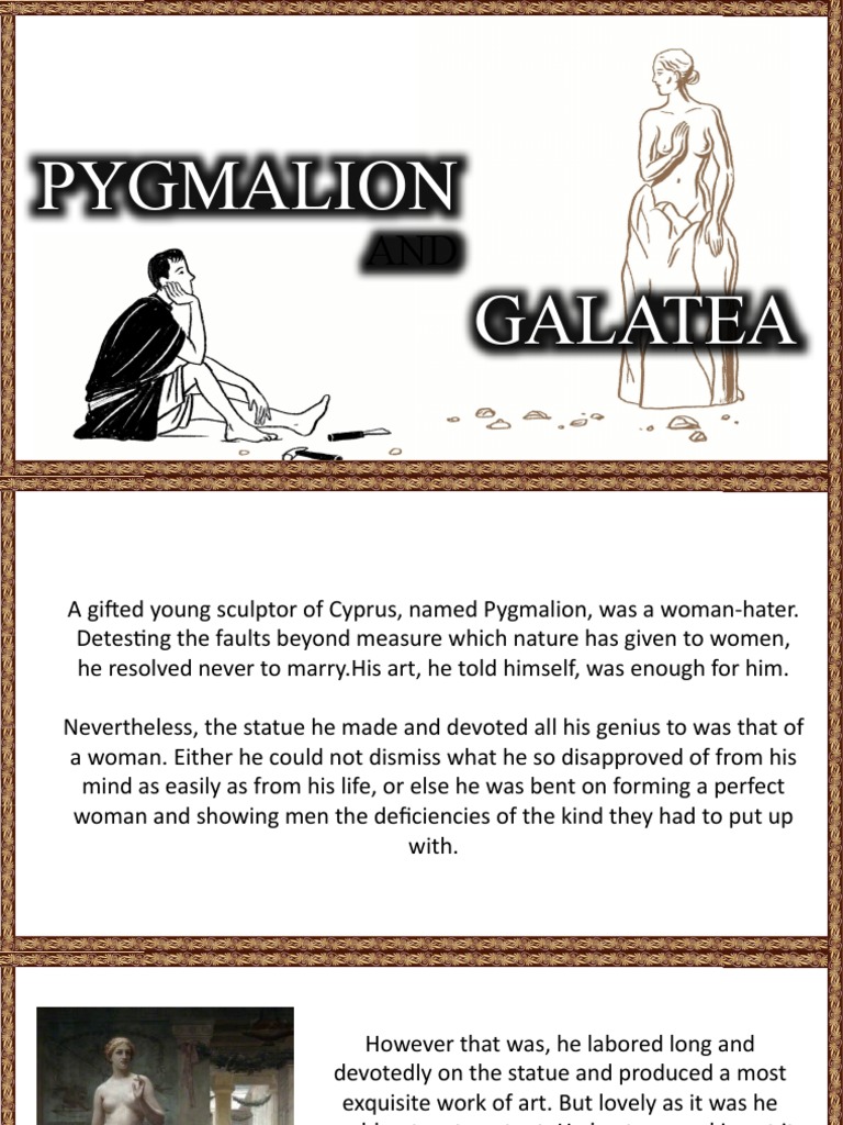 Pygmalion and Galatea | PDF