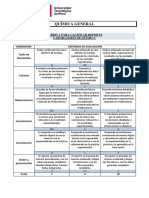 Rúbrica para Evaluar Reporte - Laboratorio Química