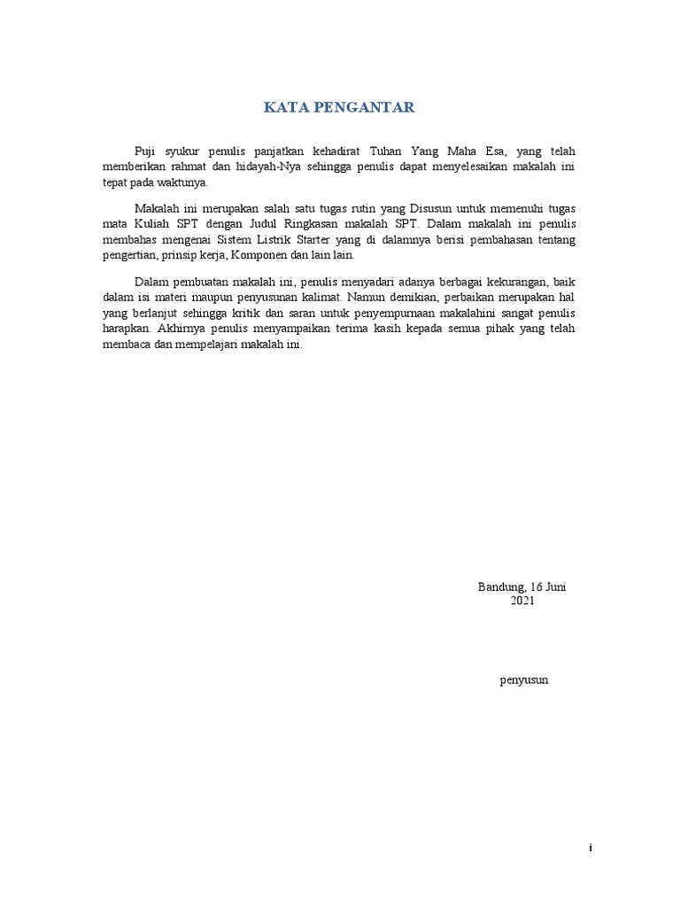 Makalah Pembukaan | PDF