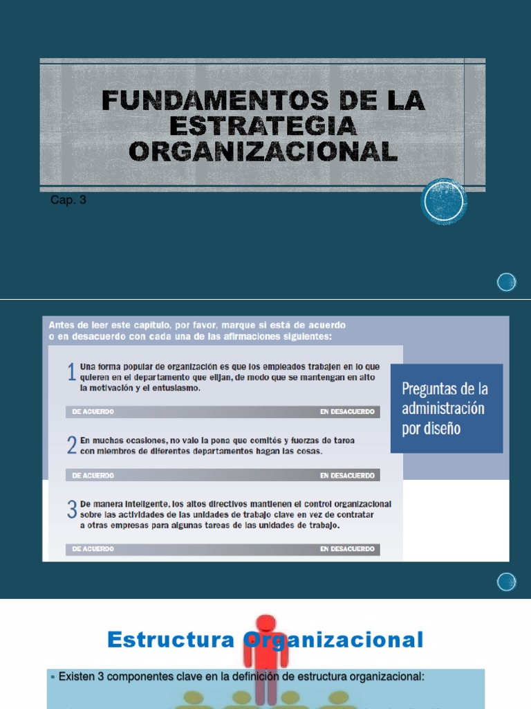 Componentes de la Estructura Organizacional | PDF | Outsourcing ...