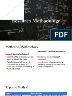Method and Methodology Mcnair