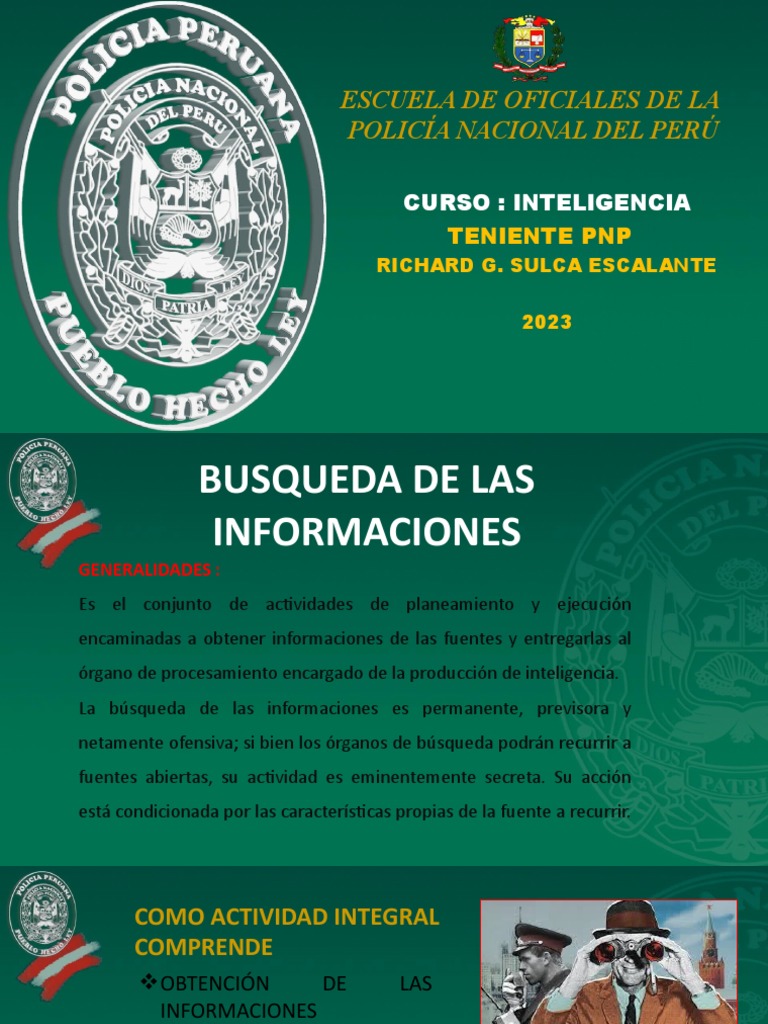 Eo Pnp-Inteligencia - 4ta Semana | PDF | Inteligencia