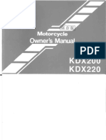 MANUAL KAWASAKI KDX 200_ 1999