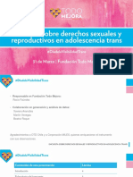 Todo Mejora. (2021) - Encuesta Sobre Derechos Sexuales y Reproductivos en Adolescencia Trans. Presentación de Resultados PDF