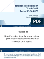 Repaso de Gran M, y Solucion Dual Optima PDF