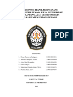 ANALISIS EKONOMI TEKNIK PERENCANAAN PEMBANGKIT LISTRIK TENAGA SURYA SISTEM HYBRID PADA ATAP KANDANG AYAM CLOSED HOUSE DI TUALANG KABUPATEN SERDANG BEDAGAI - Kelompok 3 PDF