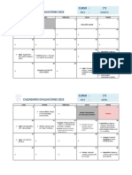 2°B Calendario Evaluaciones MARZO - ABRIL 2023 PDF