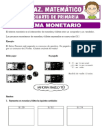 Sistema monetario peruano y ejercicios de cálculo con nuevos soles (S