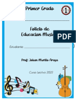 1.folleto de Música Primer Grado