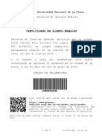 Certificado Alumno Regular PDF