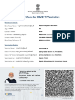 Rajesh Covid Vaccination Certificate PDF