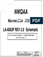 Compal Electronics schematic diagram for Intel processor and chipset