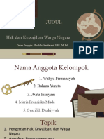 Hak Dan Kewajiban Warga Negara