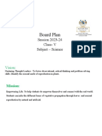 Board Plan: Session 2023-24 Class-V Subject - Science