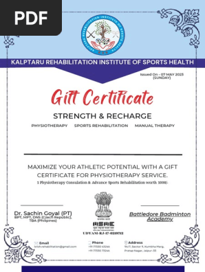 Gift Certificate