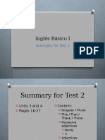 Inglés Básico I - Prueba 2 - Tagged PDF
