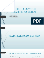 Natural Ecosystem Aquatic Ecosystem