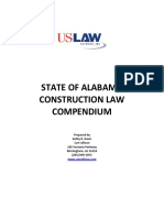 State of Alabama Construction Law Compendium