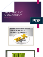 INTRO To STRATEGIC TAX MANAGEMENT - PPTM 3