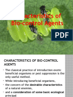 Lecture 11-Characteristics of Bio-Control Agents