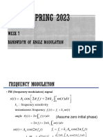 Lecture Slides - Week-07 Bandwidth of FM-PM PDF