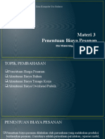 Pertemuan 5 & 6 - Penentuan Harga Pesanan