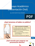 Leng 2 - Sem 13 - Diapos - El Ensayo Académico - Sustentación PDF
